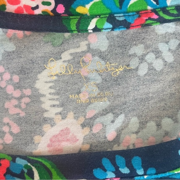 Lilly Pulitzer Finn Top Long Sleeve Multi Take Me To The Sea Size XS - Picture 6 of 8